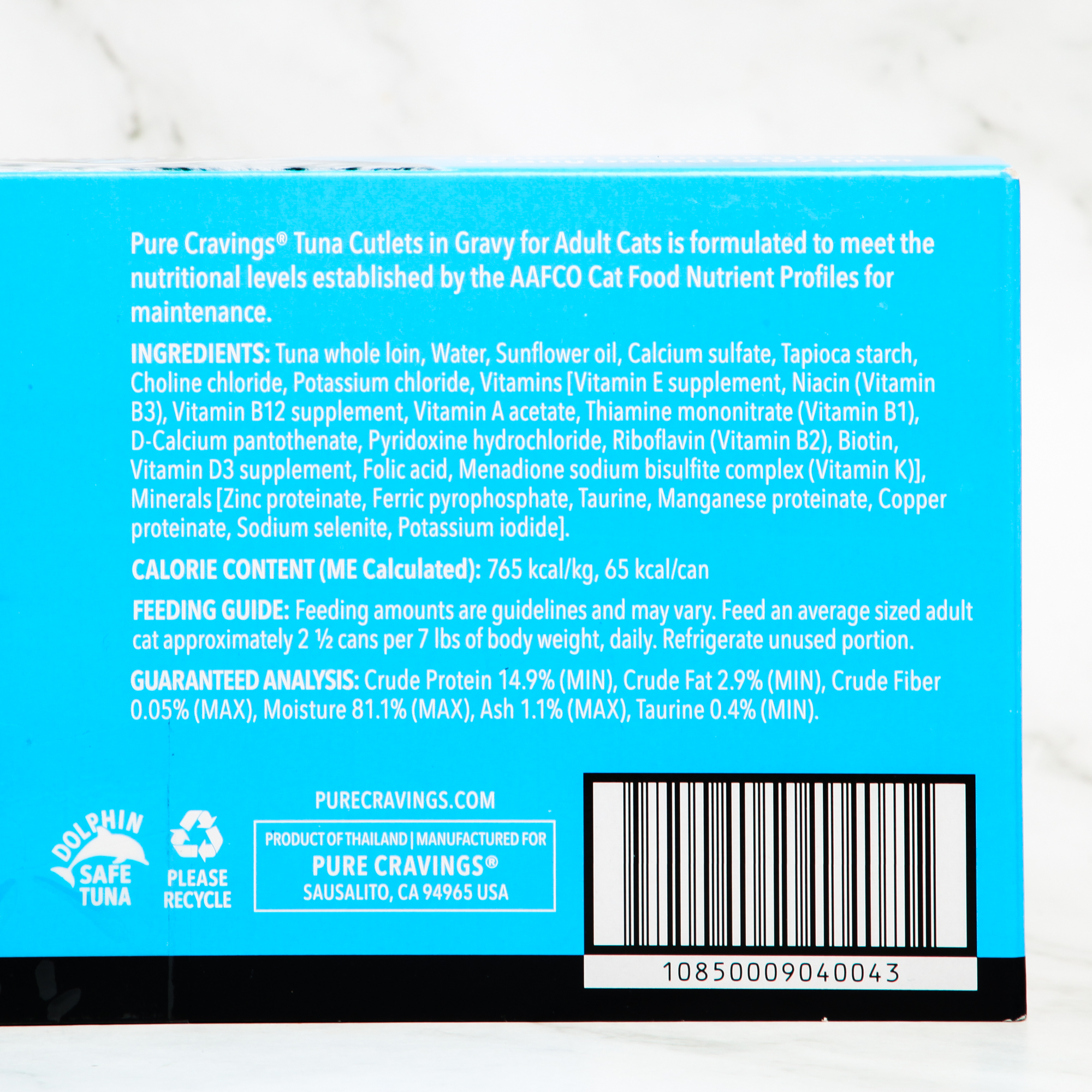 Wild Tuna Cutlets in Gravy (85g) - Pure Cravings